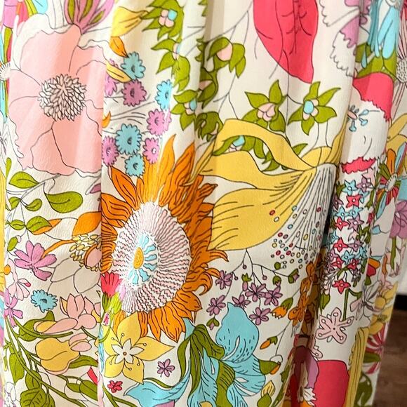 Liberty of London x Target Collab Retro Print Floral Halter Dress Size Large - Picture 8 of 8